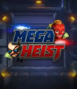 Enter the action-packed world of the Mega Heist game by Relax Gaming, showcasing comedic characters ready to execute a daring robbery. This graphic captures the intensity of the heist with its dynamic logo and an ominous vault backdrop. Perfect for fans of heist movies, delivering a captivating escape. 